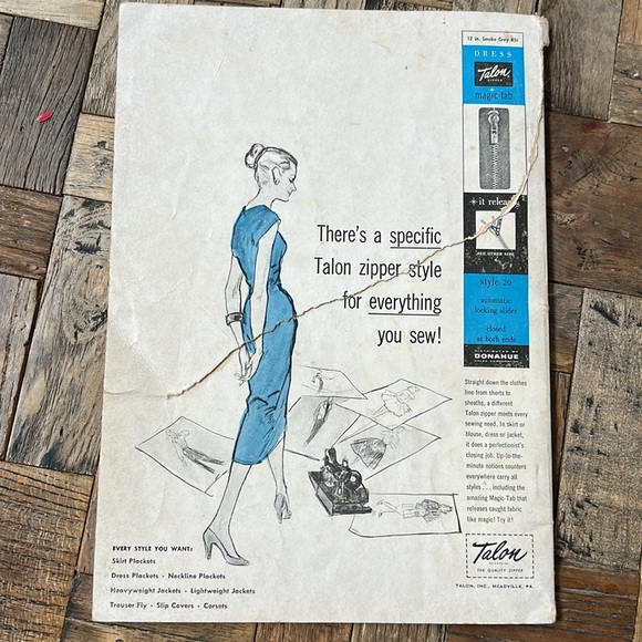 Simplicity Vintage Sewing Book Easy Guide For Beginners and Experts 1954 - Picture 8 of 10